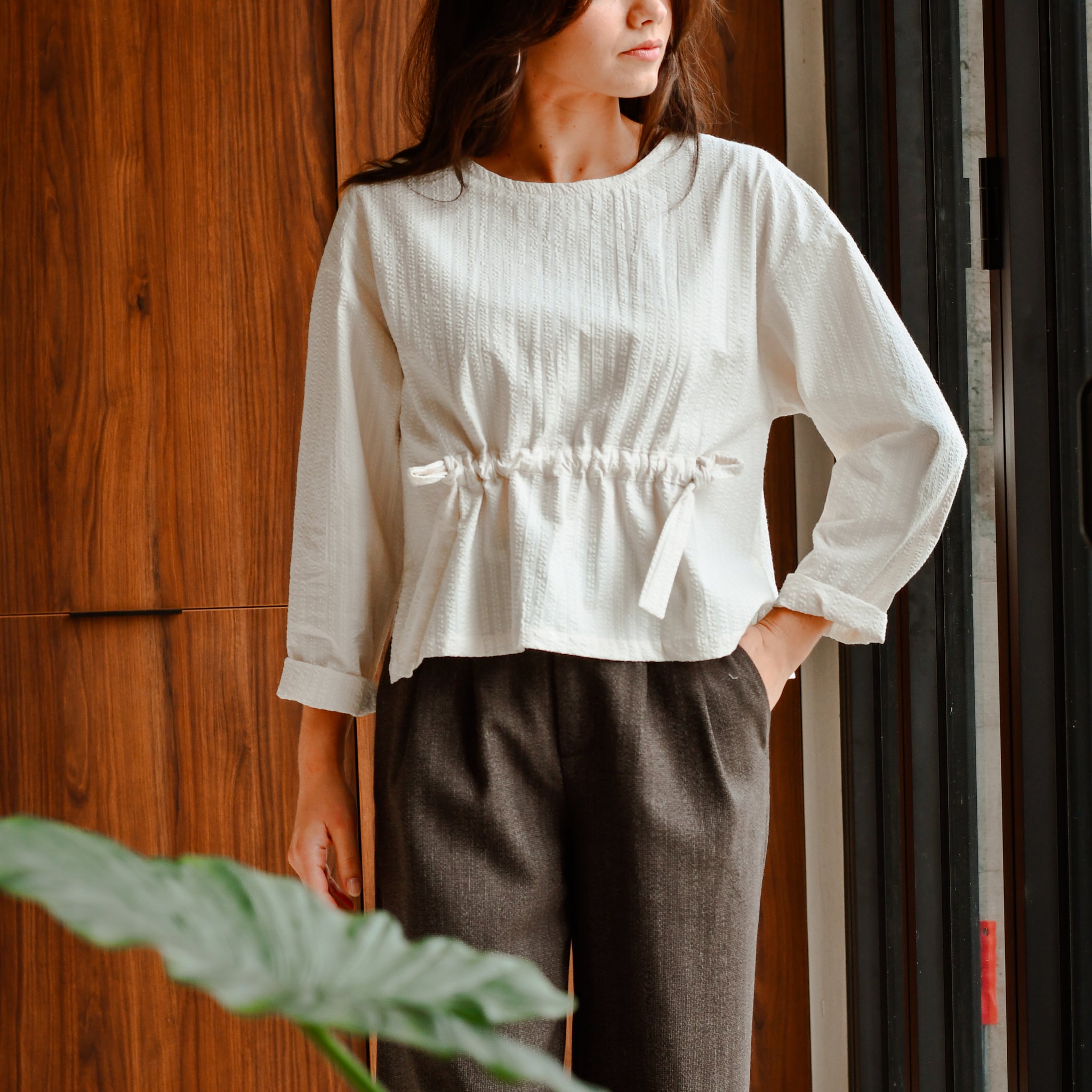 Blouse MAXINE - Blanc cassé