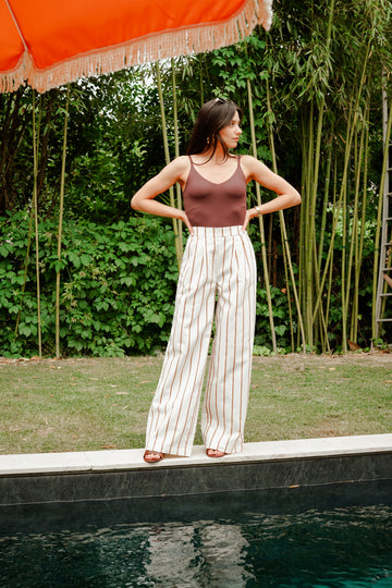 Pantalon Yvon - rayé