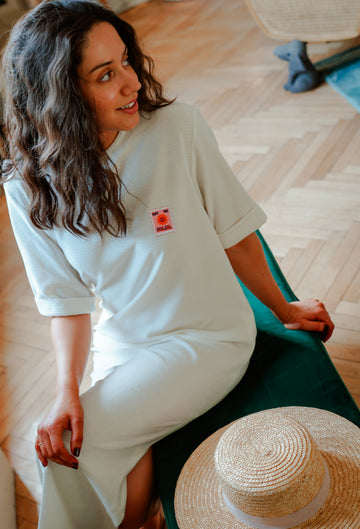 Robe GINA écru